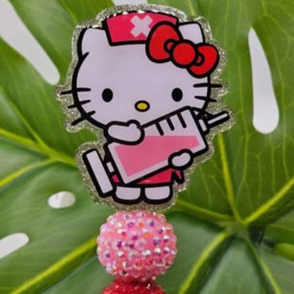 Nurse Kitty Badge Holder - Picture 1 of 1